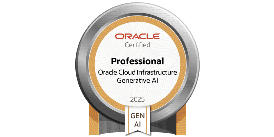 Oracle Certified GenAI Professional